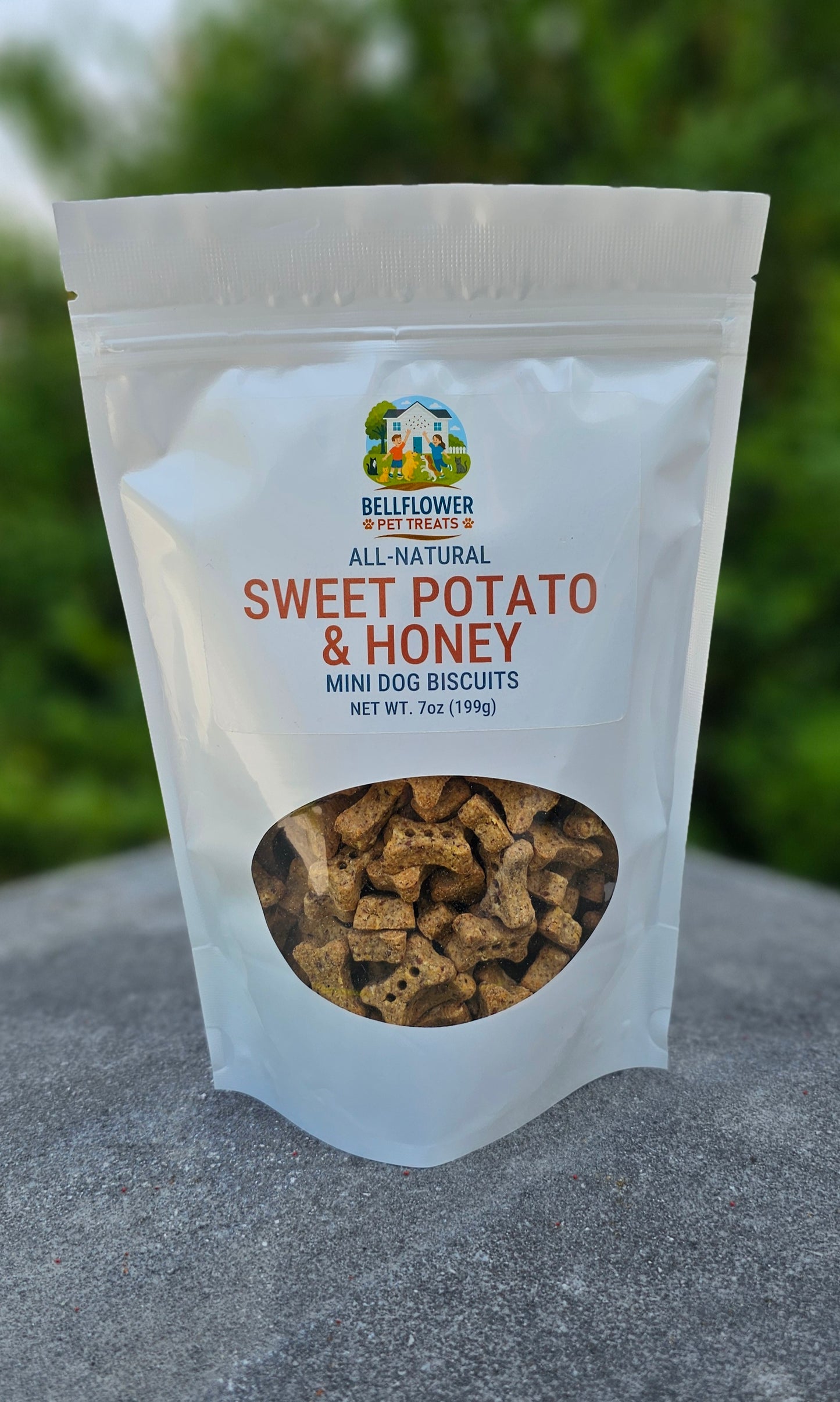 Dog. Sweet Potato & Honey Mini Bones 7oz bag
