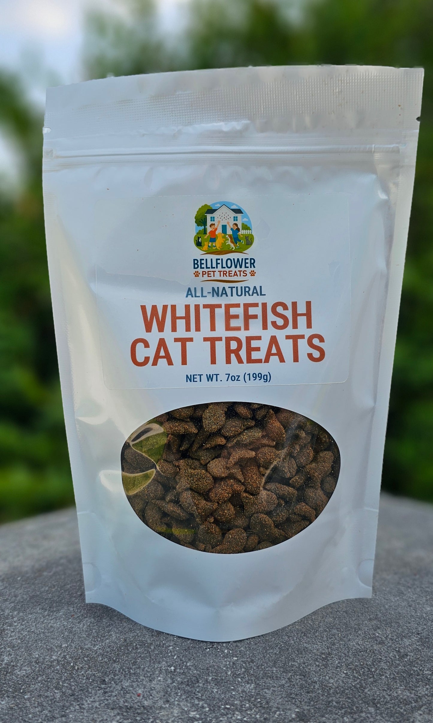 Cat. Crunchy Whitefish Cat Treat 7oz bag
