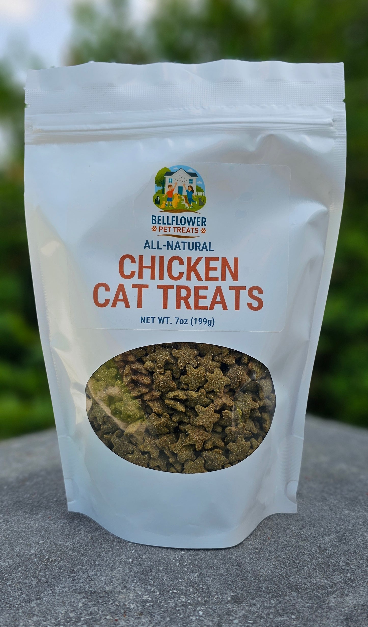 Cat. Crunchy Chicken Cat Treats 7oz bag