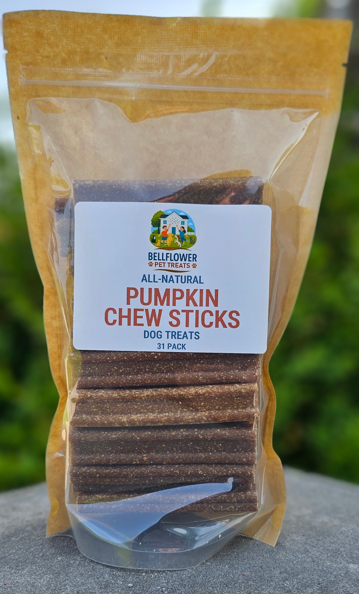 Dog. Pumpkin Sticks, Naturally Delicious & Aromatic 31pk