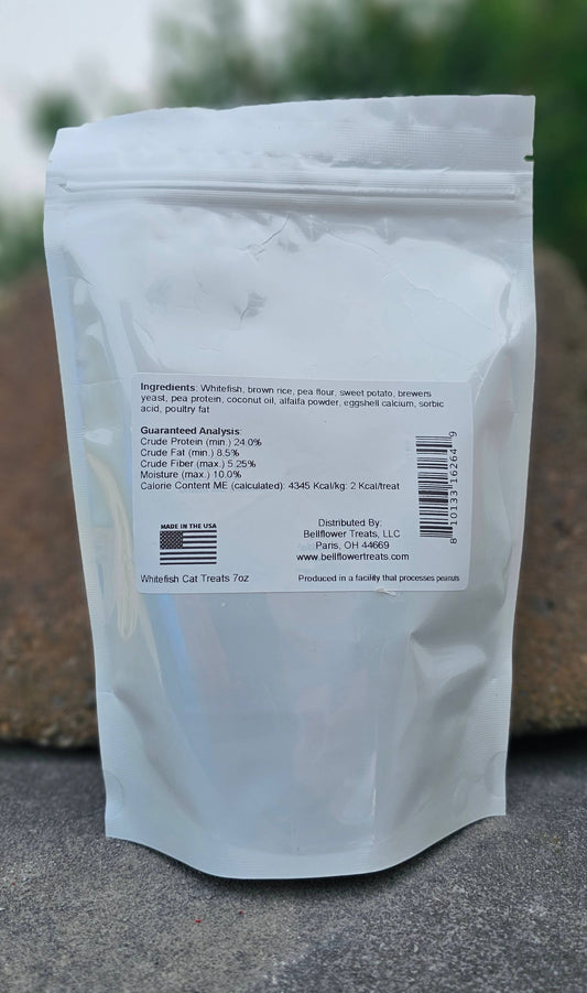 Cat. Crunchy Whitefish Cat Treat 7oz bag