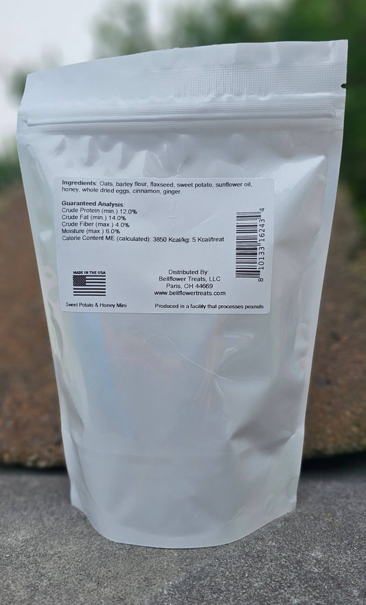 Dog. Sweet Potato & Honey Mini Bones 7oz bag