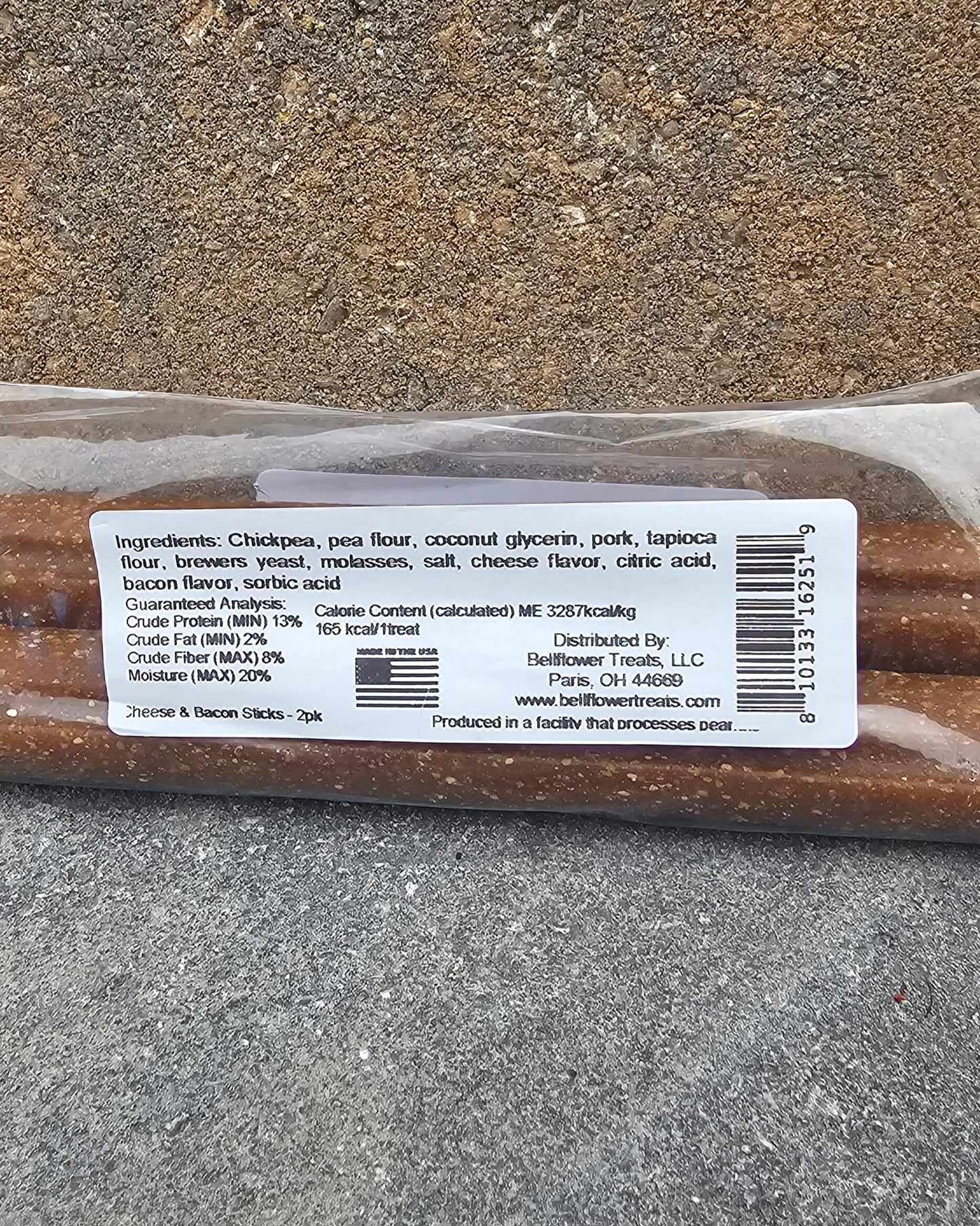 Dog. Cheese & Bacon Chew Sticks 2pk.