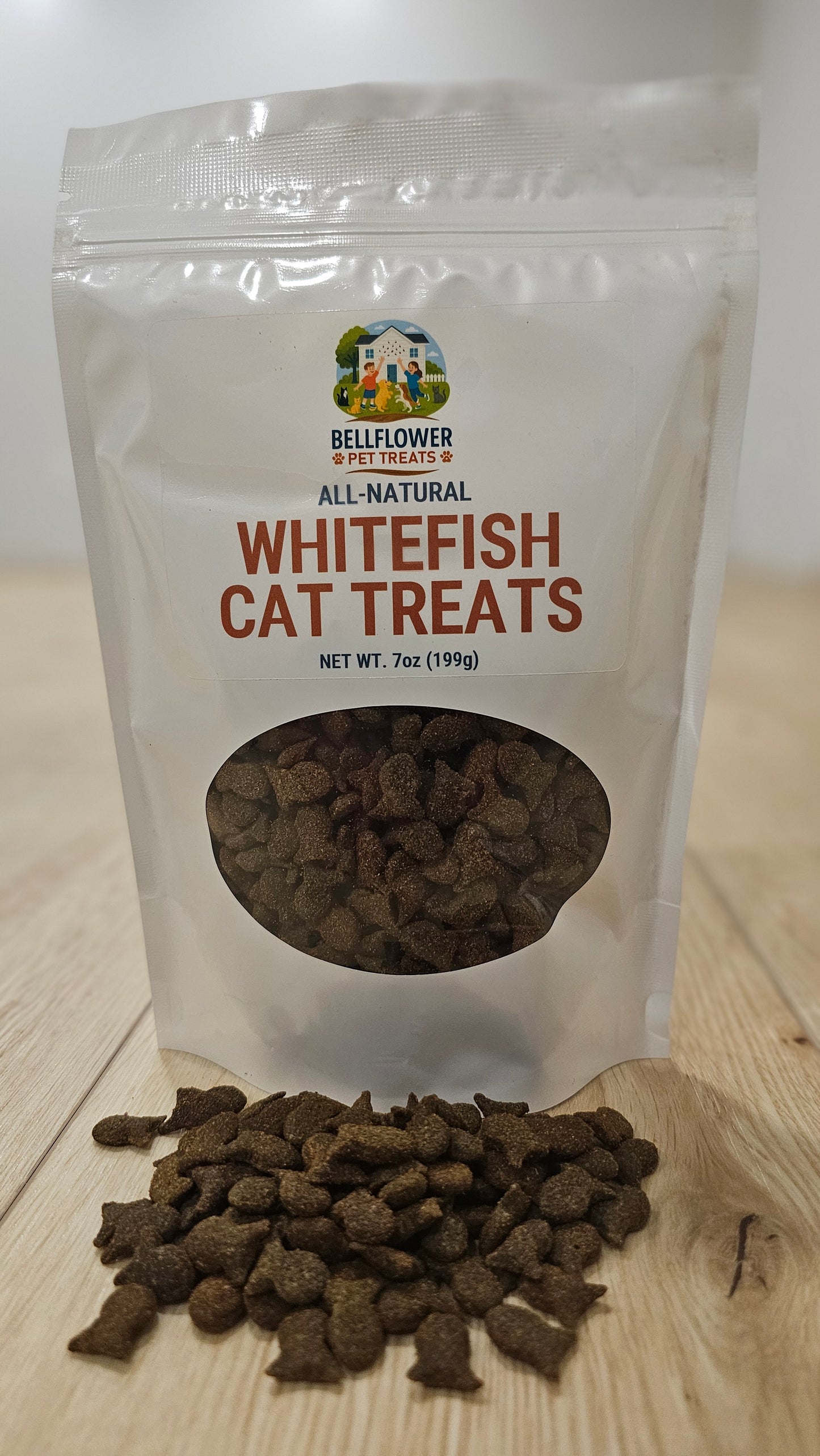 Cat. Crunchy Whitefish Cat Treat 7oz bag