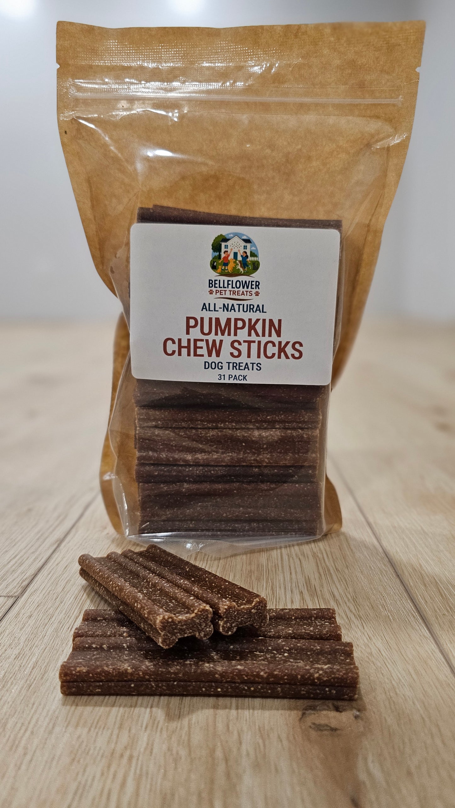 Dog. Pumpkin Sticks, Naturally Delicious & Aromatic 31pk