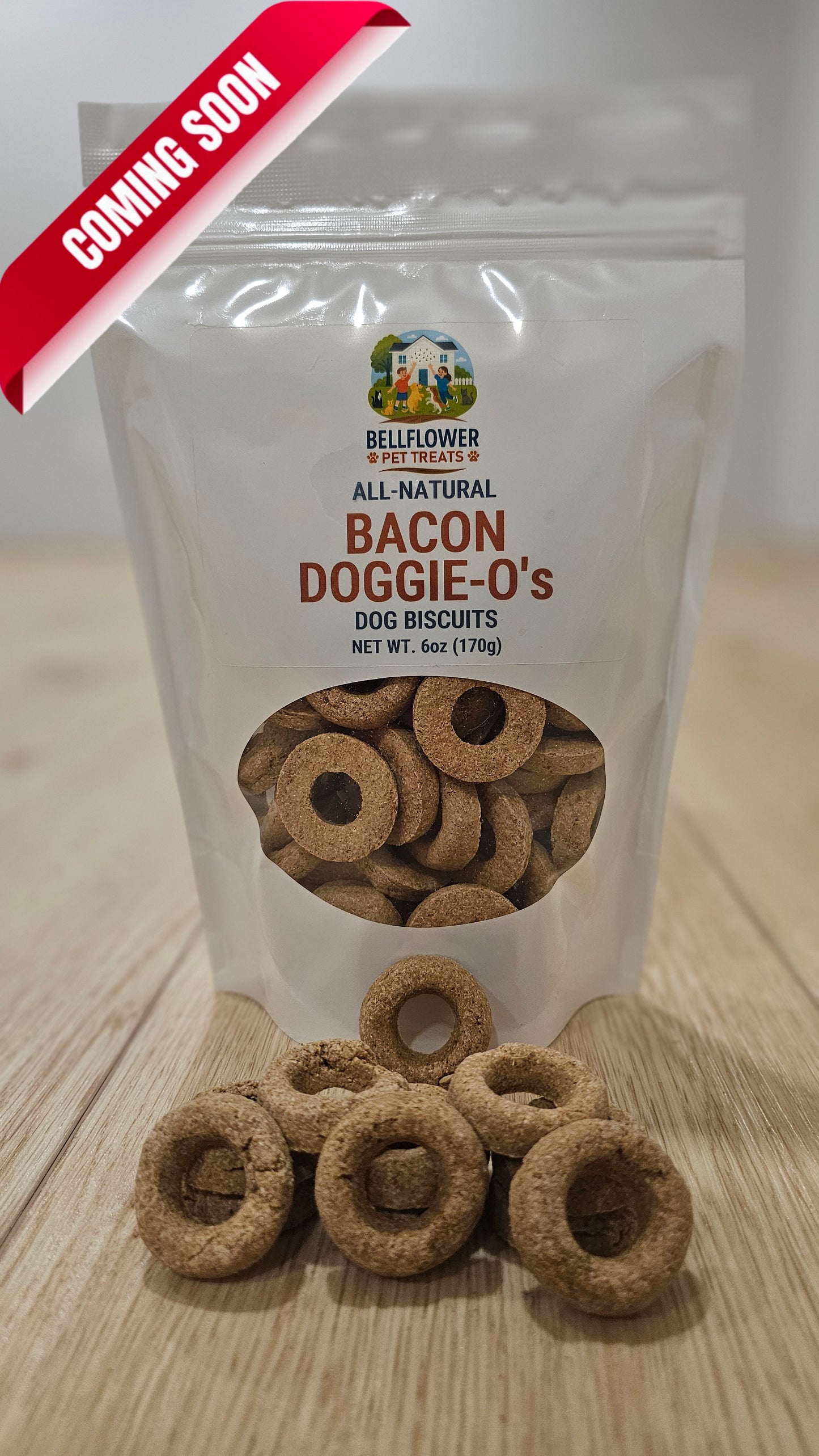 Bacon Doggie O's, 6oz bag