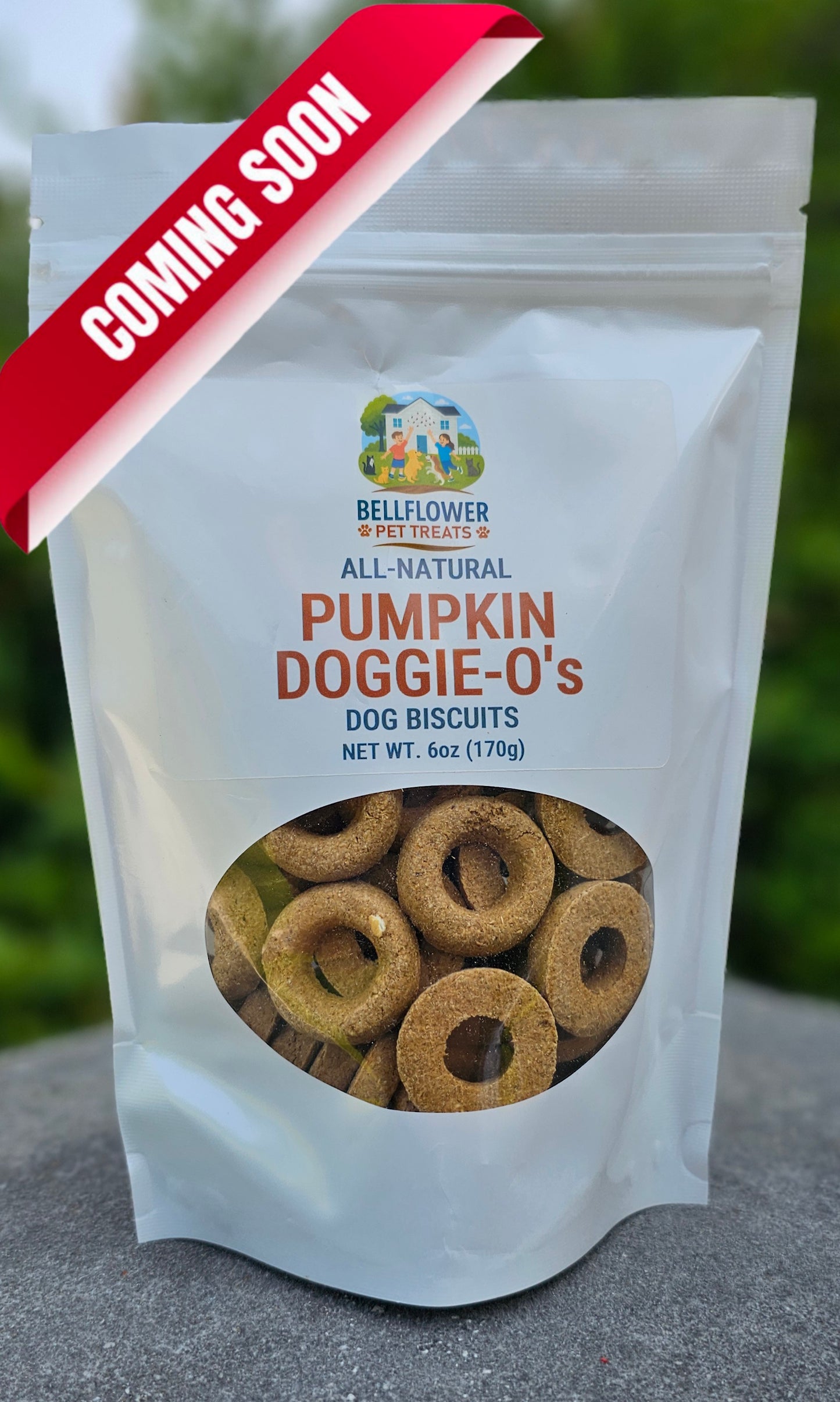 Pumpkin Doggie O's Treats 6oz bag