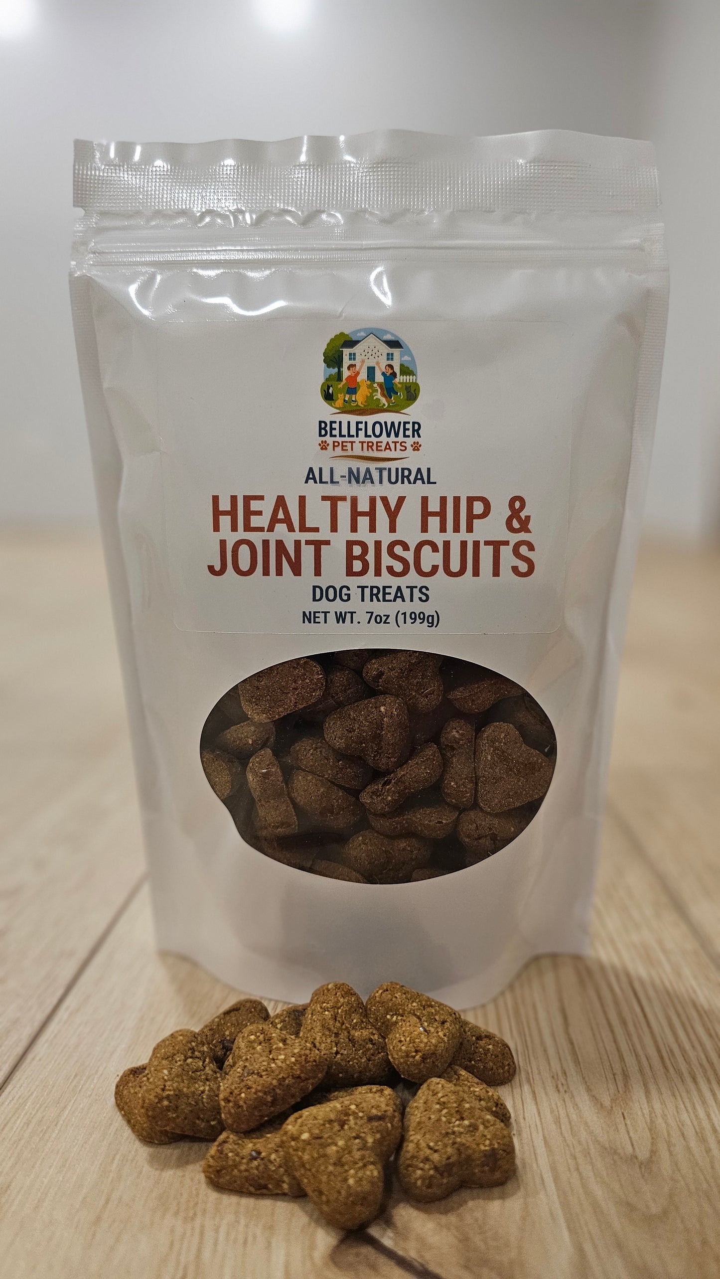 Dog. Healthy Hip & Joint Functional Treats. With Glucosamine & Chondroitin 7oz bag
