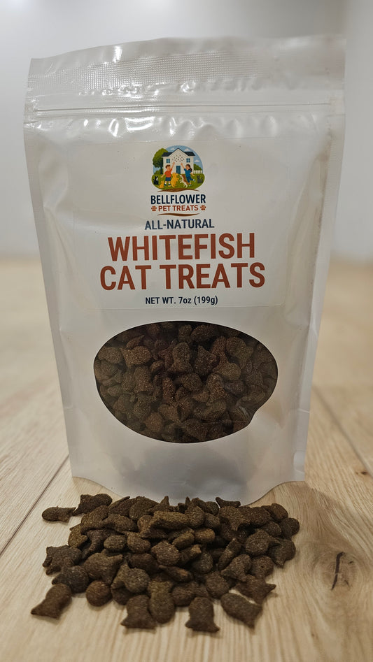 Cat. Crunchy Whitefish Cat Treat 7oz bag
