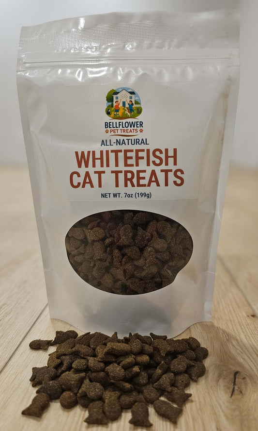 Cat. Crunchy Whitefish Cat Treat 7oz bag