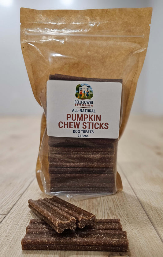 Dog. Pumpkin Sticks, Naturally Delicious & Aromatic 31pk