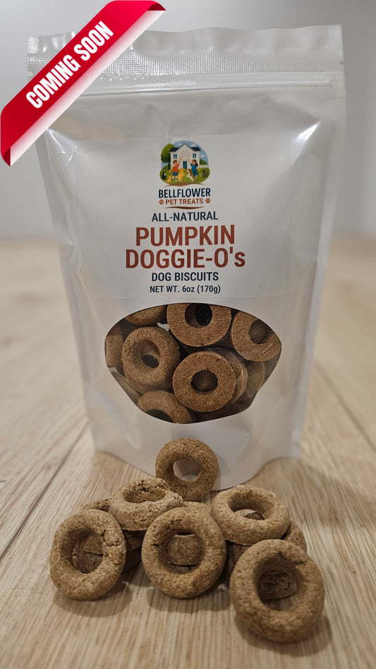 Pumpkin Doggie O's Treats 6oz bag